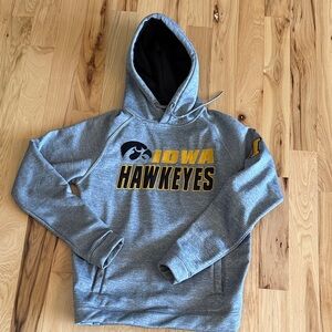 Gray Iowa Hawkeyes Womens Hoodie